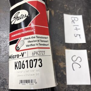 Gates K061073 6PK2730 Micro-V Belt 21mm x 2740mm