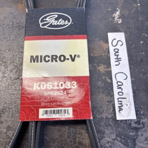Gates Premium Micro-V Belt K061033 6PK2624, 21mm x 2640mm
