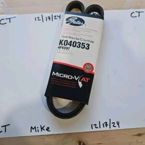 Gates Serpentine Belt Premium OE Micro-V AT Belt Gates K040353