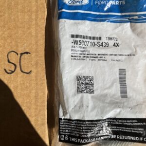 Genuine Ford 1989-2023 Bolt W500710-S439 (4 Bolts)