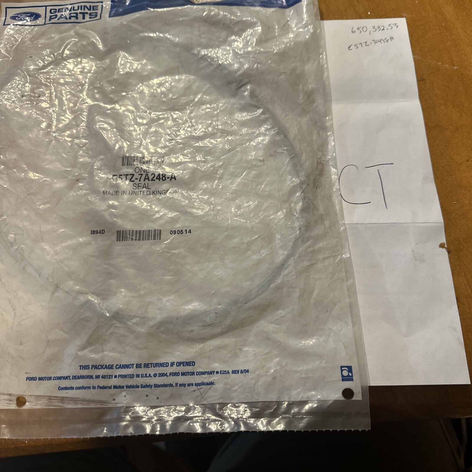 Genuine Ford Automatic Transmission Oil Pump Seal F5TZ-7A248-A - Image 4