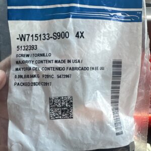 Genuine Ford Ballast Screw W715133-S900 PACK OF 4(ATF0624)