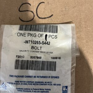 Genuine Ford Bracket Screws-QTY-1- W710265-S442