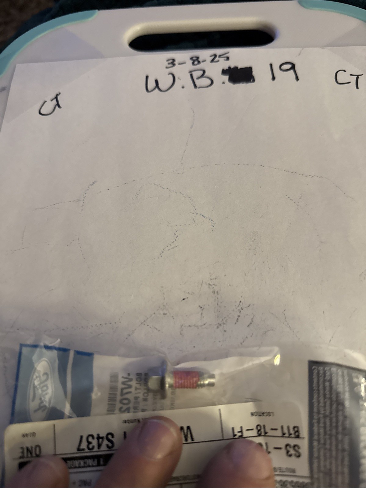 Genuine Ford Camshaft Sensor Bolt W702251-S437 - Image 3