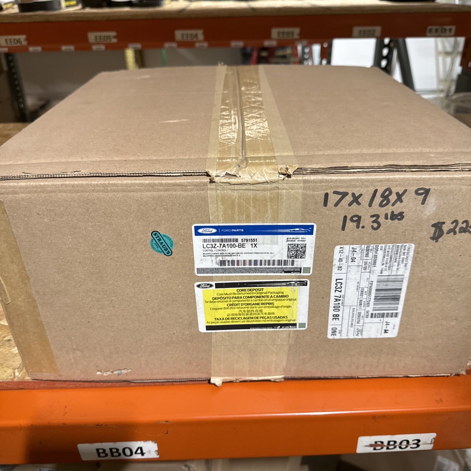 Genuine Ford Control Assembly Transmission LC3Z-7A100-H