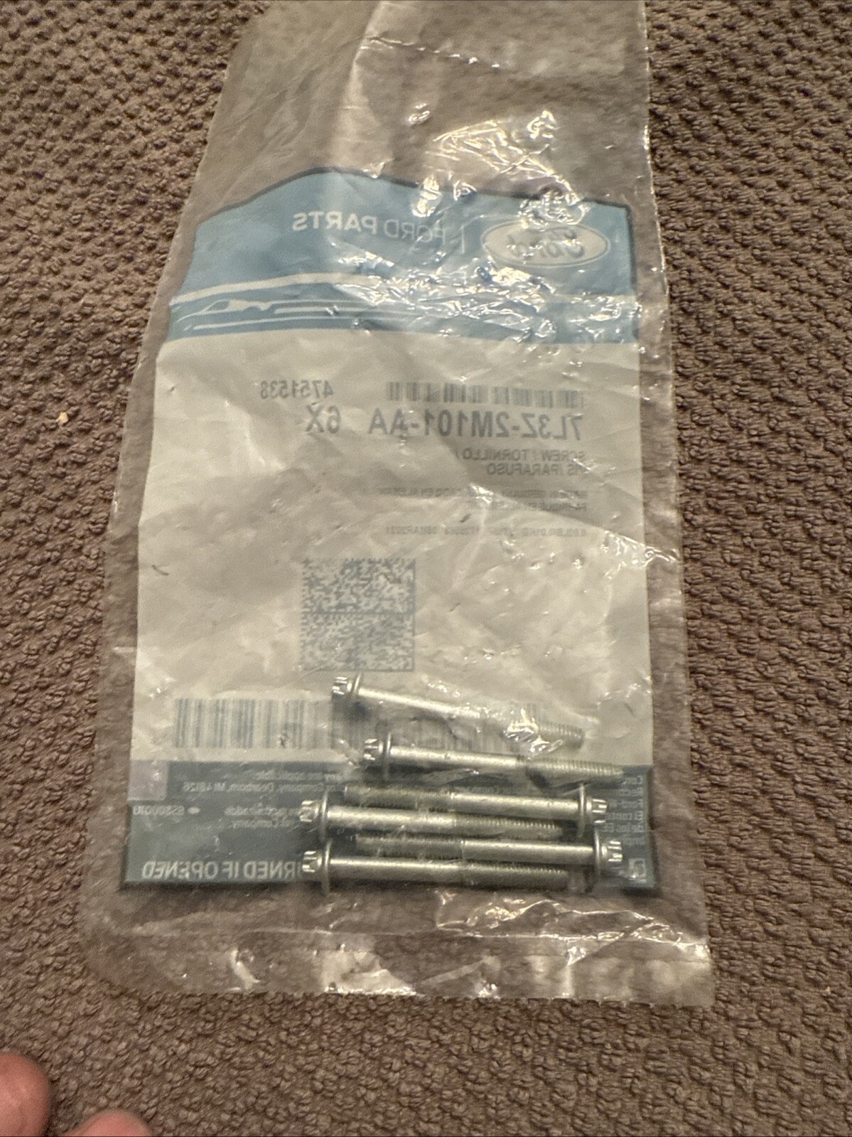 Genuine Ford Control Module Bolt 7L3Z-2M101-AA (6) Bolts - Image 3