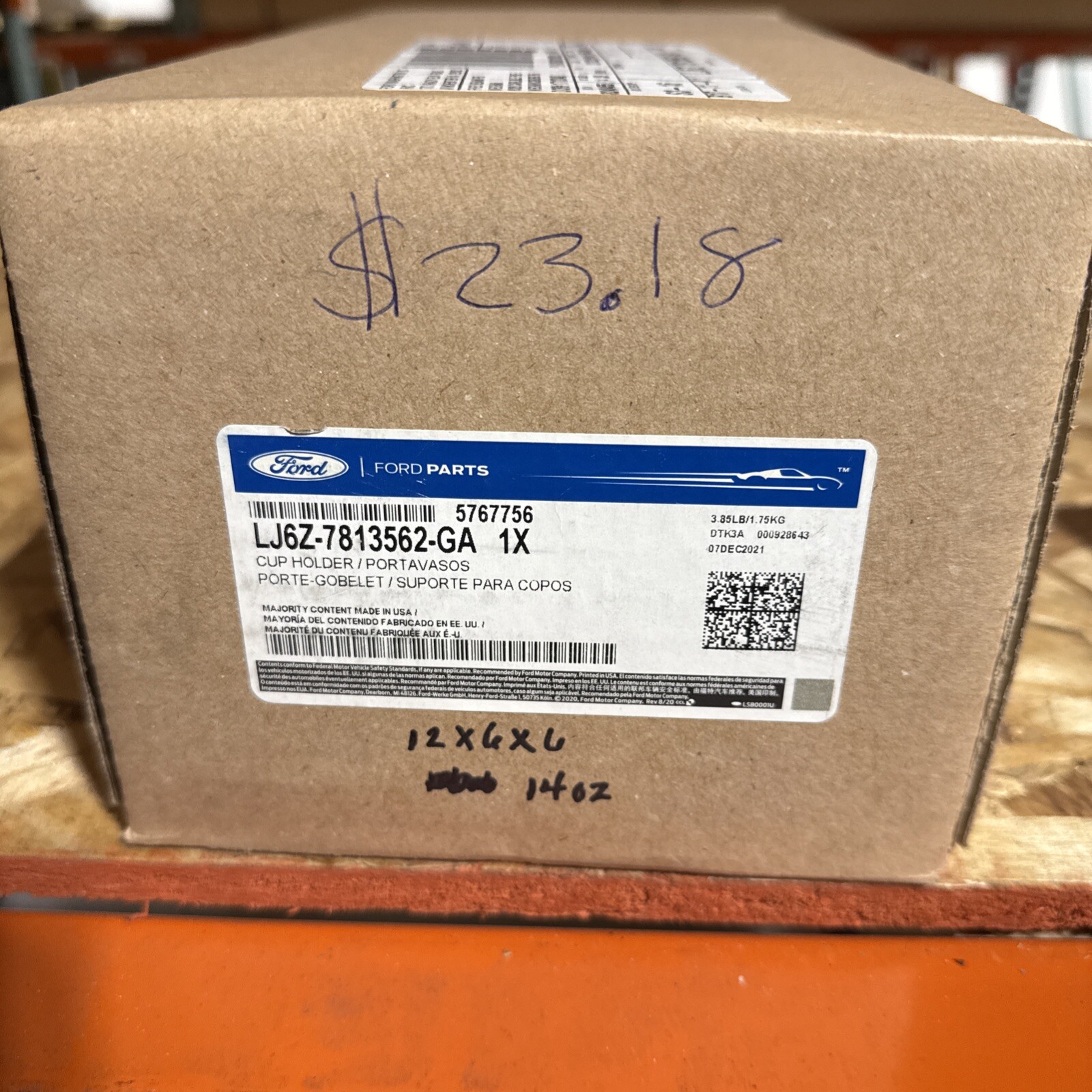 Genuine Ford Cup Holder LJ6Z-7813562-GA - Image 3