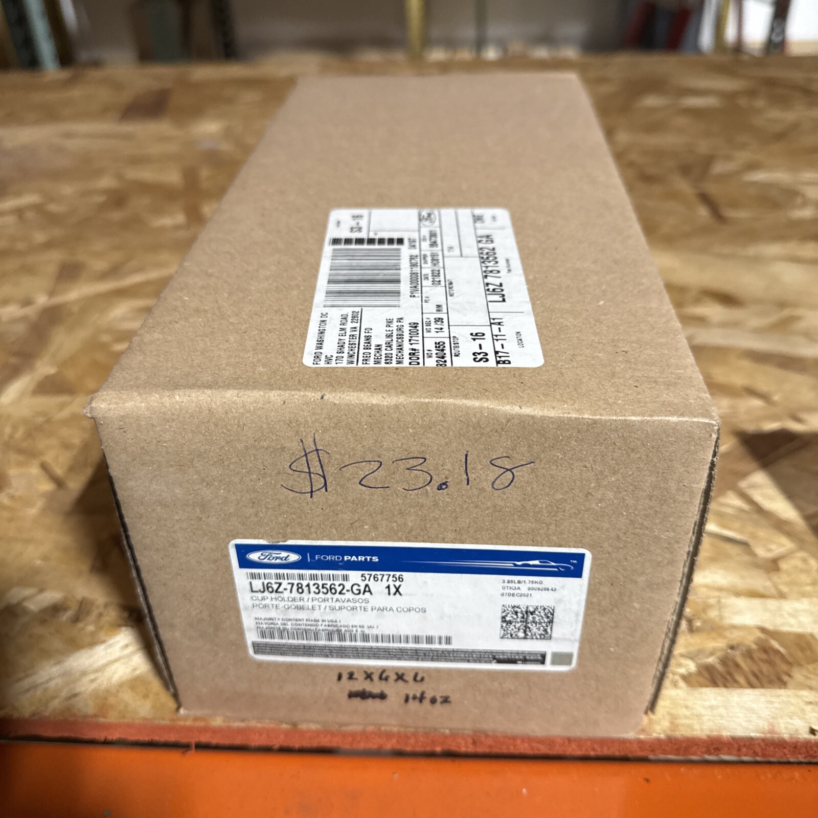 Genuine Ford Cup Holder LJ6Z-7813562-GA