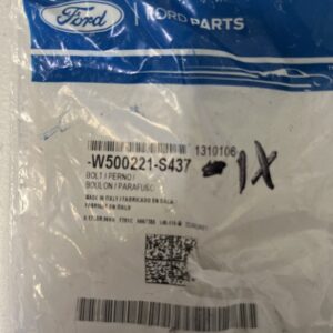 Genuine Ford Engine Water Pump Pulley Bolt W500221-S437  (One Bolt)