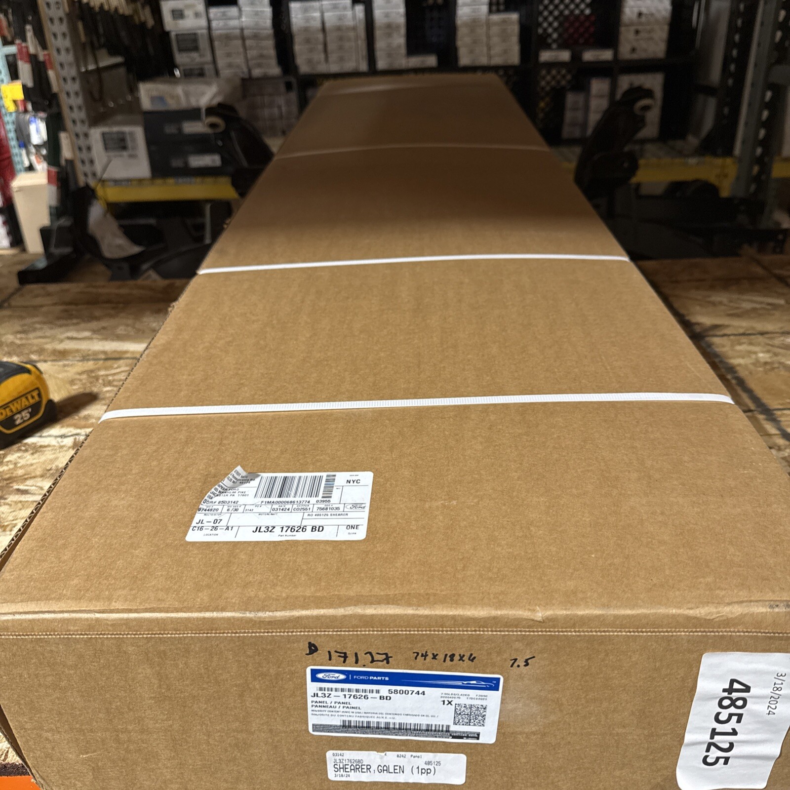 Genuine Ford F-150 Front Bumper Valance Panel Lower (2018-2020) OE JL3Z17626BD - Image 3