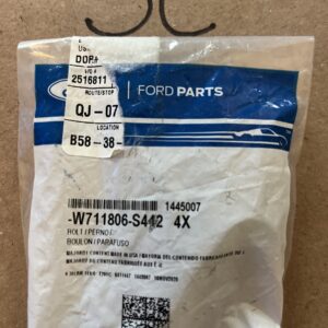 Genuine Ford Hinge Bolts 4x -W711806-S442