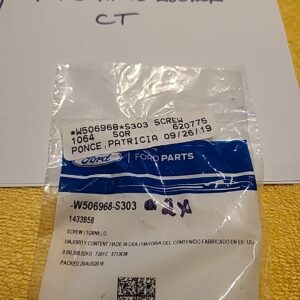 Genuine Ford Latch Assembly Screw -W506968-S303