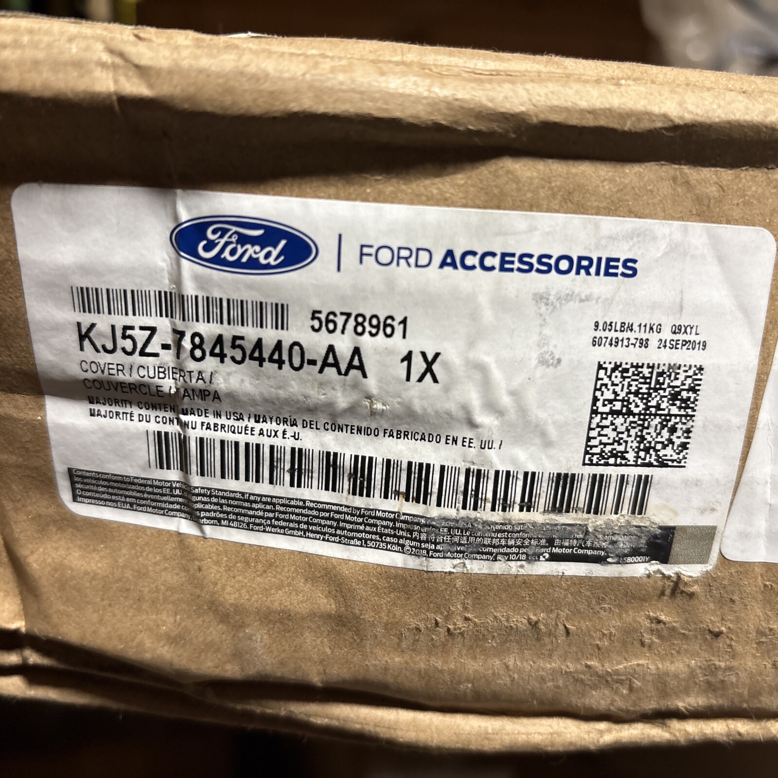 Genuine Ford Luggage/Cargo Cover KJ5Z-7845440-AA - Image 3