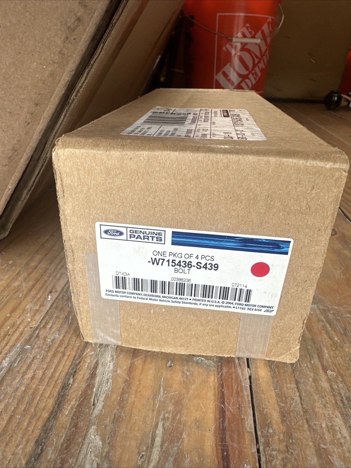 Genuine Ford Mount Bolt W715436-S439(4) Bolts