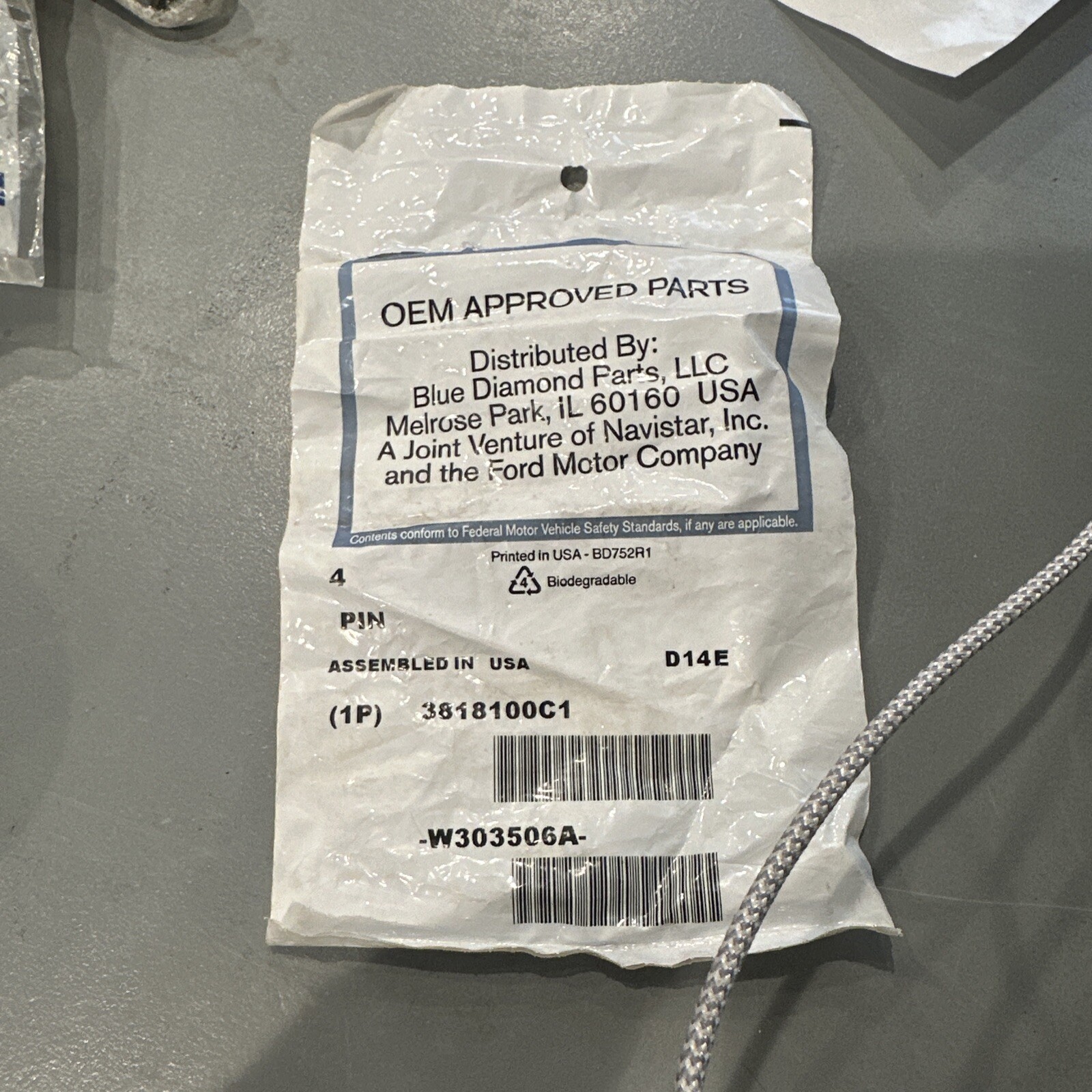 Genuine Ford OE Hardware - Miscellaneous W303506-A