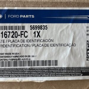 Genuine Ford OE Name Plate HC3Z-16720-FC