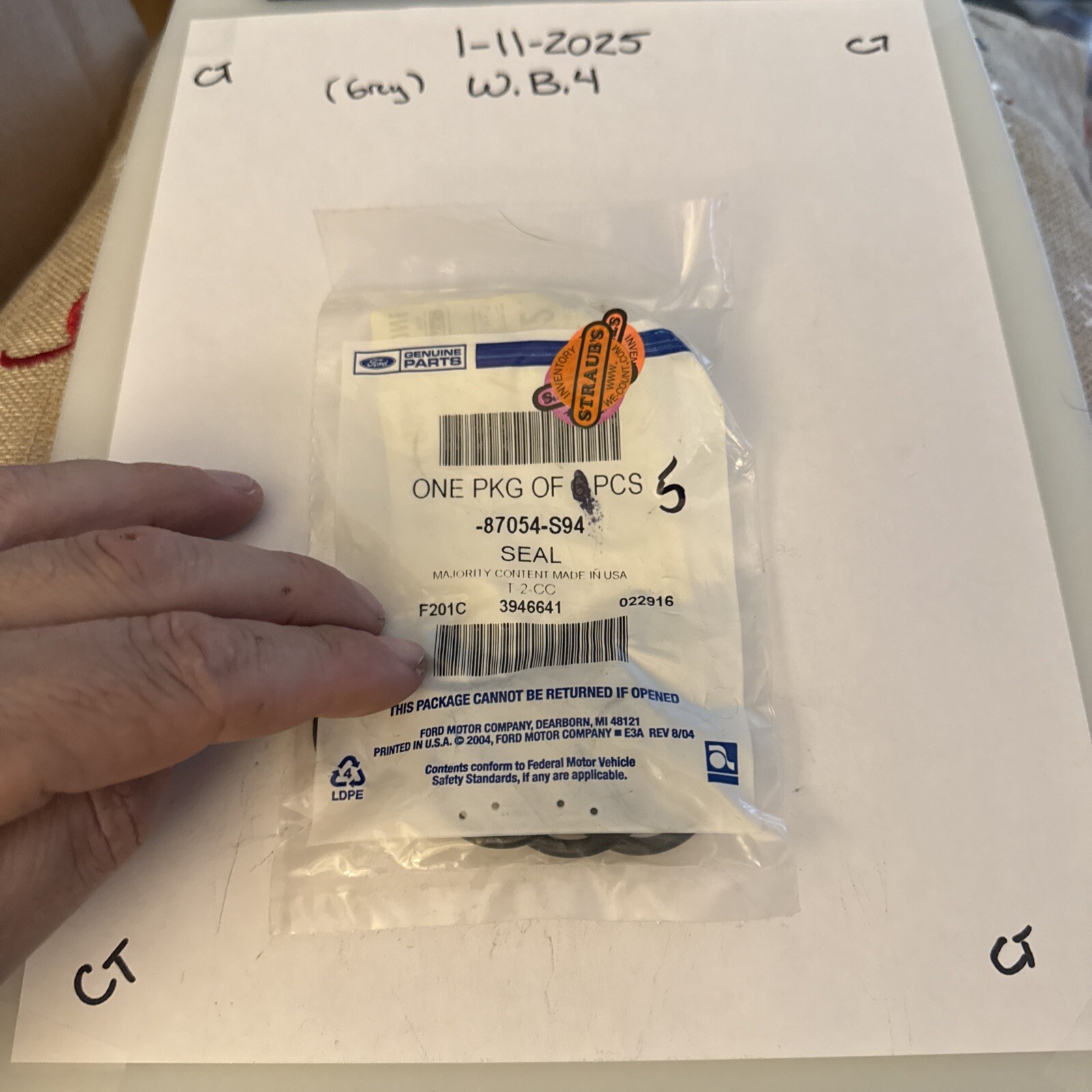 Genuine Ford OE Seal 87054-S94 Sold Individually