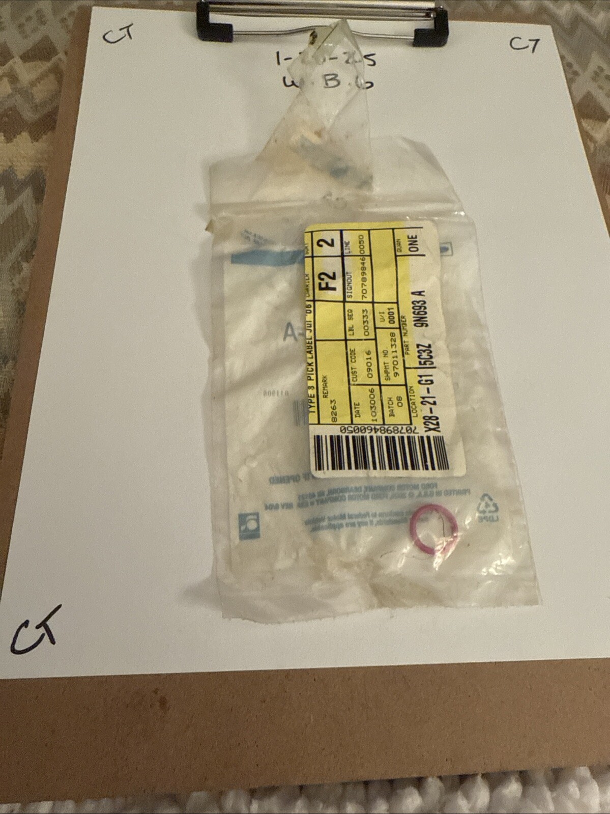 Genuine Ford OEM 5C3Z-9N693-A Oil Filter Cooler O-Ring - Image 3