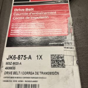 Genuine Ford OEM Fusion 2010-2012 Motorcraft JK6875A Serpentine Belt 9E5Z8620A