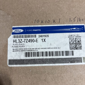 Genuine Ford Plate And Gasket Assembly HL3Z7Z490E / HL3Z-7Z490-E OEM