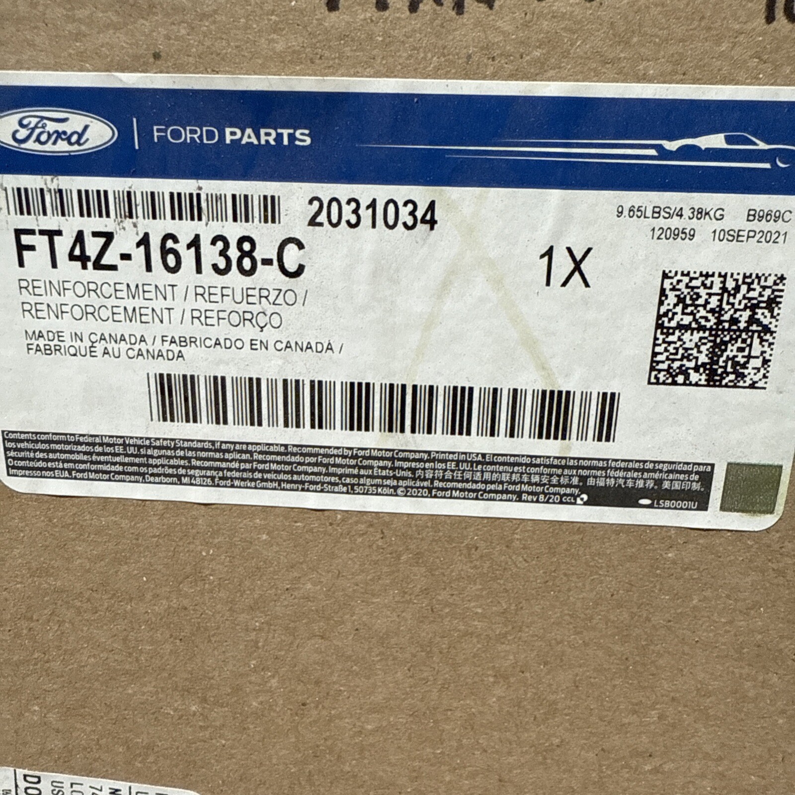 Genuine Ford Radiator Support Core Assembly for Ford Edge 2015-2018 FT4Z16138C - Image 4