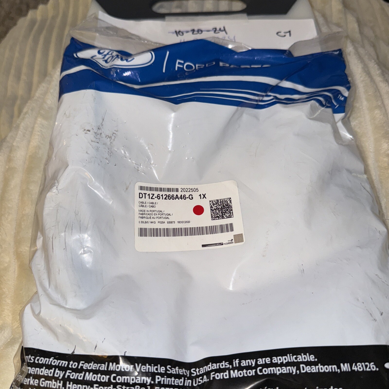 Genuine Ford Release Cable DT1Z-61266A46-G