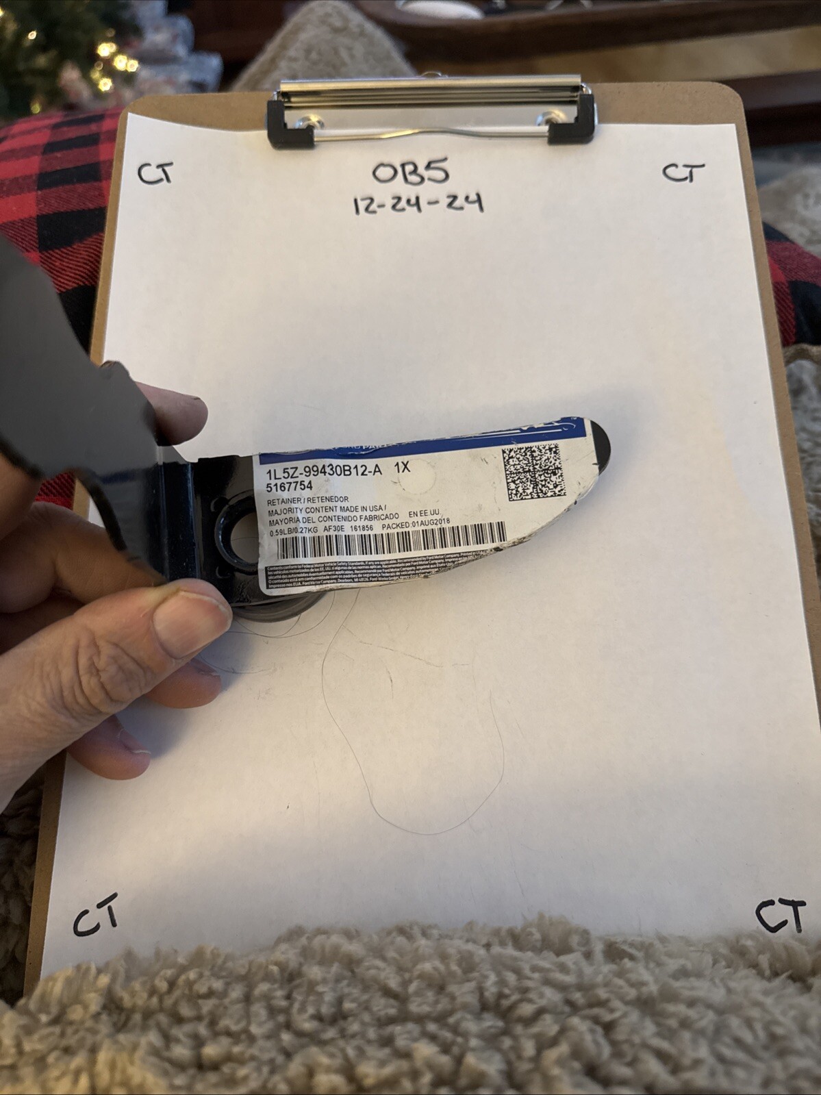 Genuine Ford Retainer Assembly 1L5Z-99430B12-A