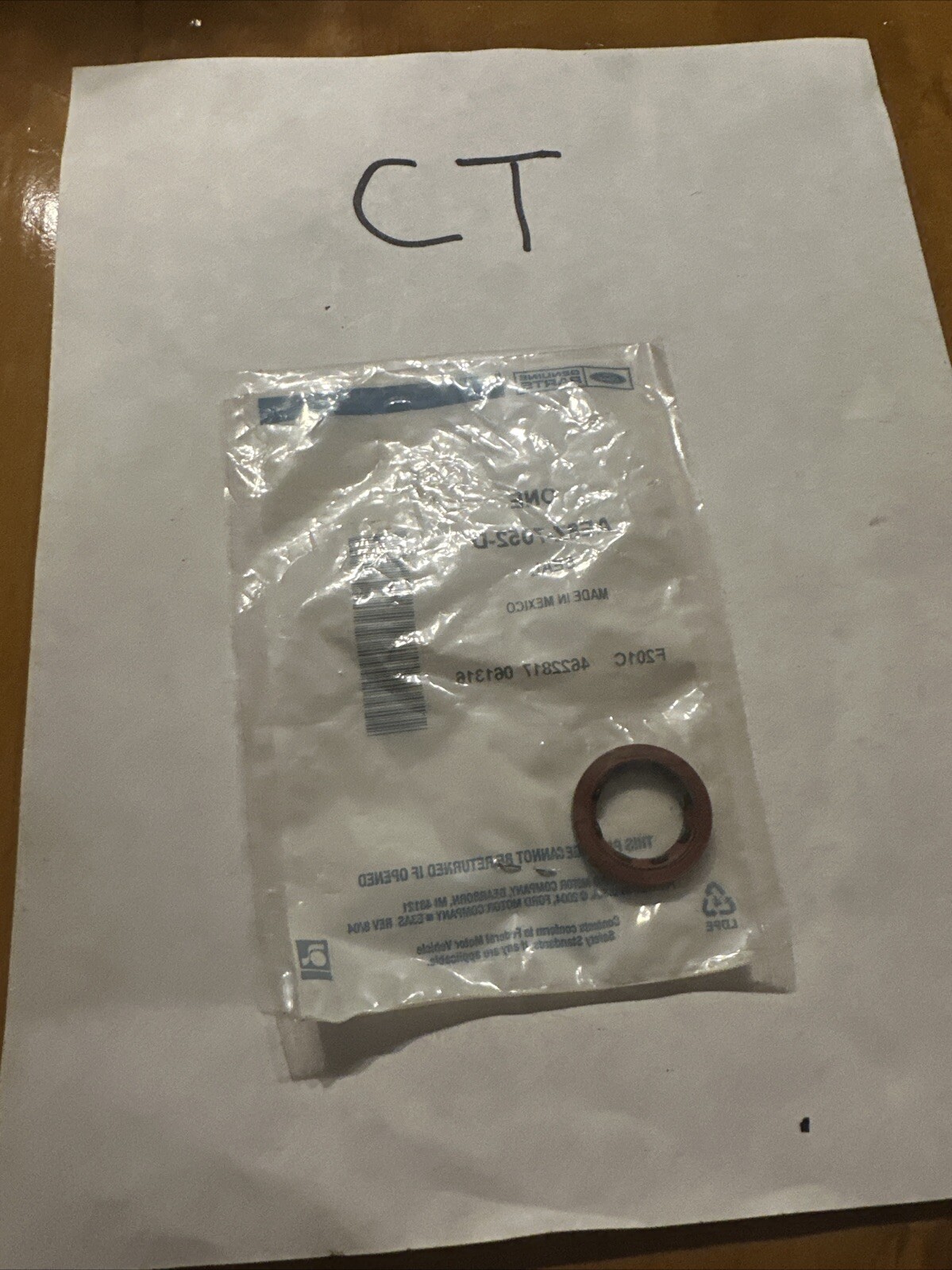 Genuine Ford Seal Assembly Oil AE8Z-7052-D - Image 3