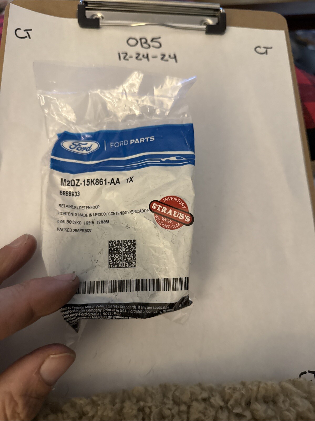 Genuine Ford Sensor Ring M2DZ-15K861-AA