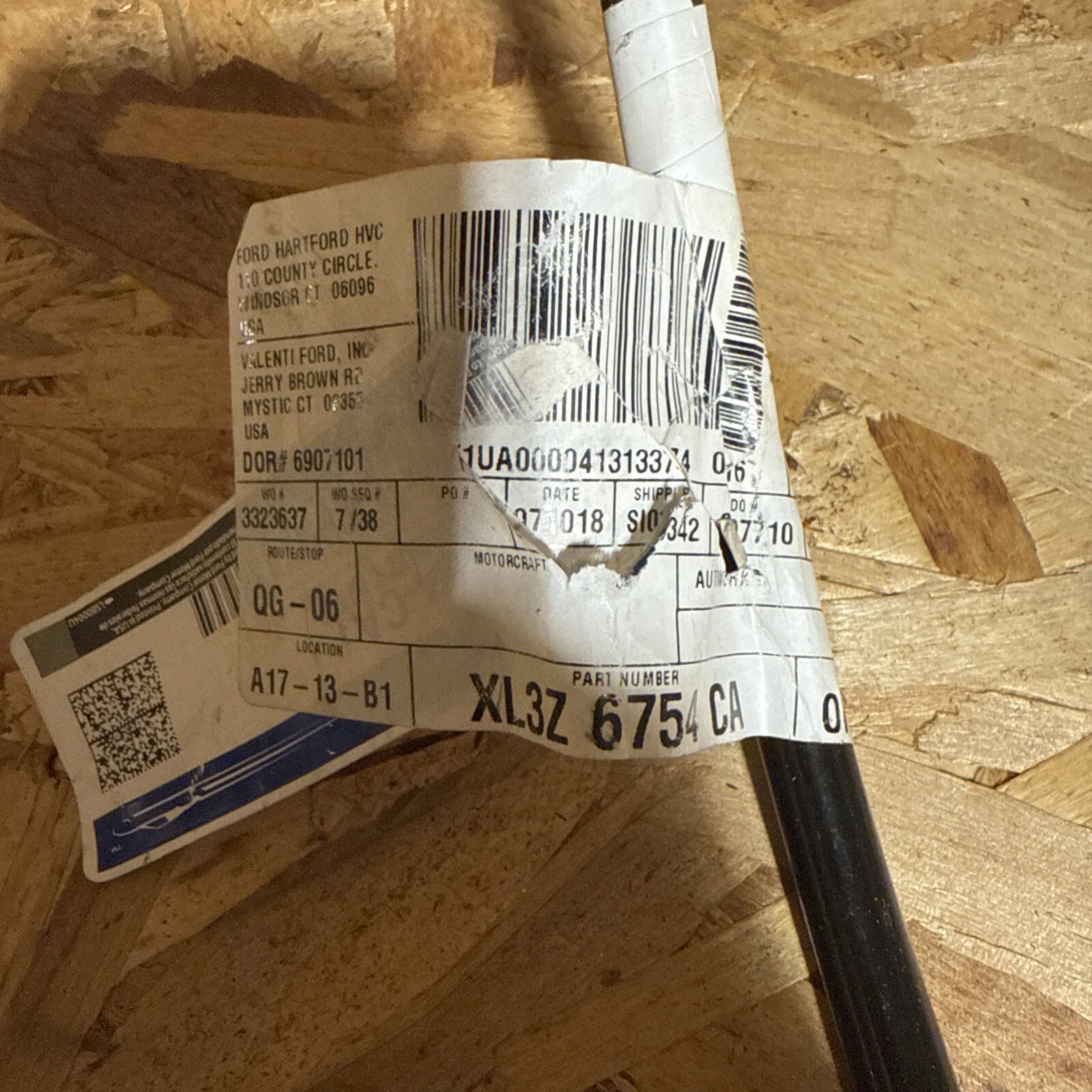 Genuine Ford Tube Assembly XL3Z-6754-CA