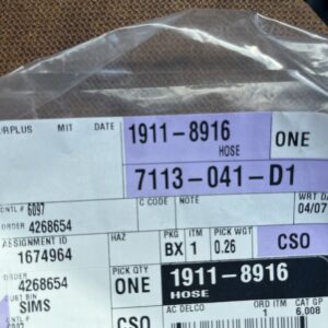 Genuine GM 19118916 Hose Assembly Front Axle Vent 2008-2014