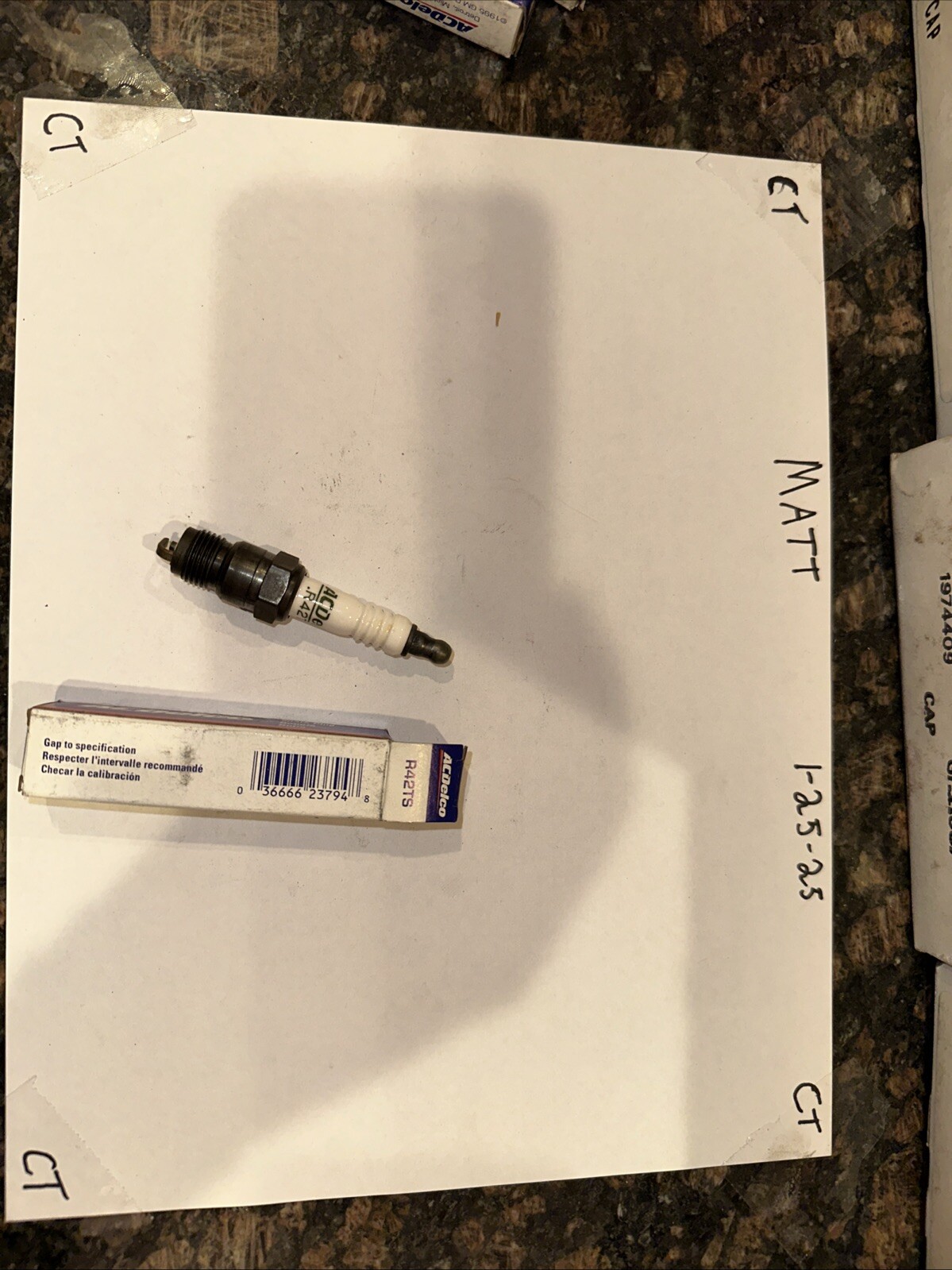 Genuine GM ACDelco Spark Plug R42TS NEW OLD STOCK