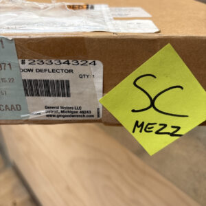 Genuine GM Air Deflector Side Windows 23334324