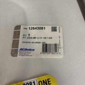 Genuine GM OEM 12643081 Engine Oil Pan Gasket NOS