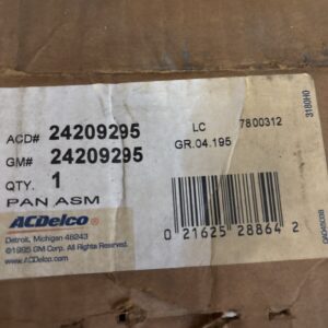 Genuine GM OEM 24209295 Pan Assembly, Automatic Transmission Oil NOS
