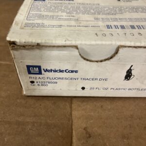 Genuine GM OEM R12 A/C Fluorescent Tracer Dye .25 Oz 12378509 NOS