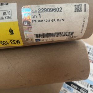 Genuine GM Rear Driver Side Door Window Upper Reveal Molding #22909602