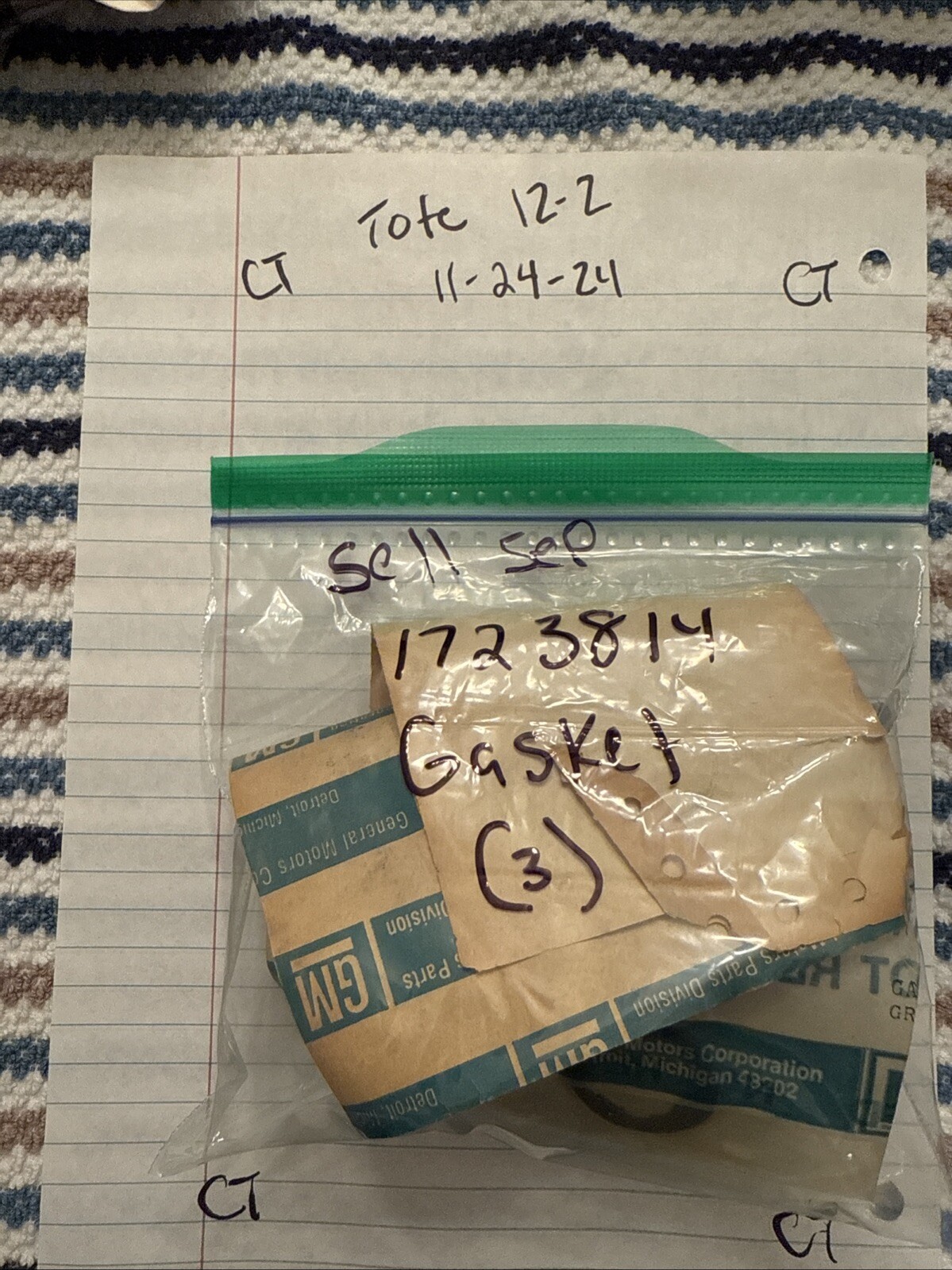 Genuine Gm OEM Nos 1723814 (1) Gasket Only Sold Individually - Image 4