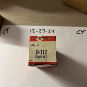 Genuine Standard Motor Products D-112 - Starter Brush Set NOS Sold Individually