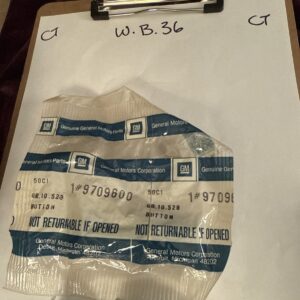 Gm Camaro 1967-1968 Door Button 9709600 NOS OEM