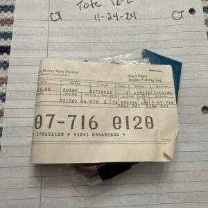 Gm Guide 1718633 01718633 Nos OEM (2) Guides