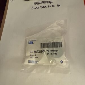 Gm Nut Assembly 01631849