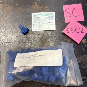 Greenlite Blue Scotch Lock Terminal 16-14 Vinyl GQS-B6V - 50 Pack