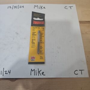 Hanson 8032 Hanson High Carbon Steel SAE Plug Tap 12-24NC 1 pc