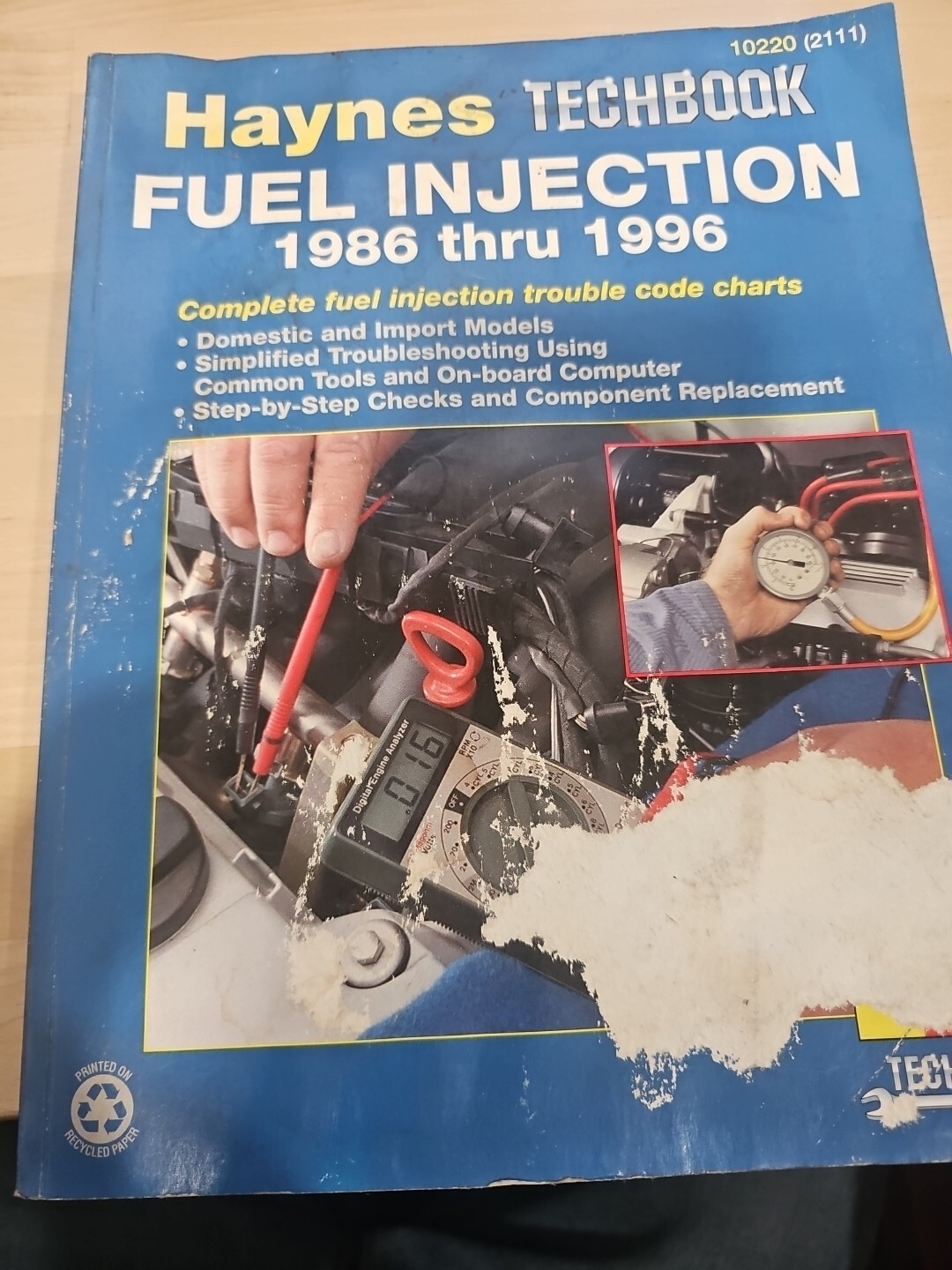 Haynes 10220 Tech Book Manual Fuel Injection 1986-1999 Repair Manual - OPEN