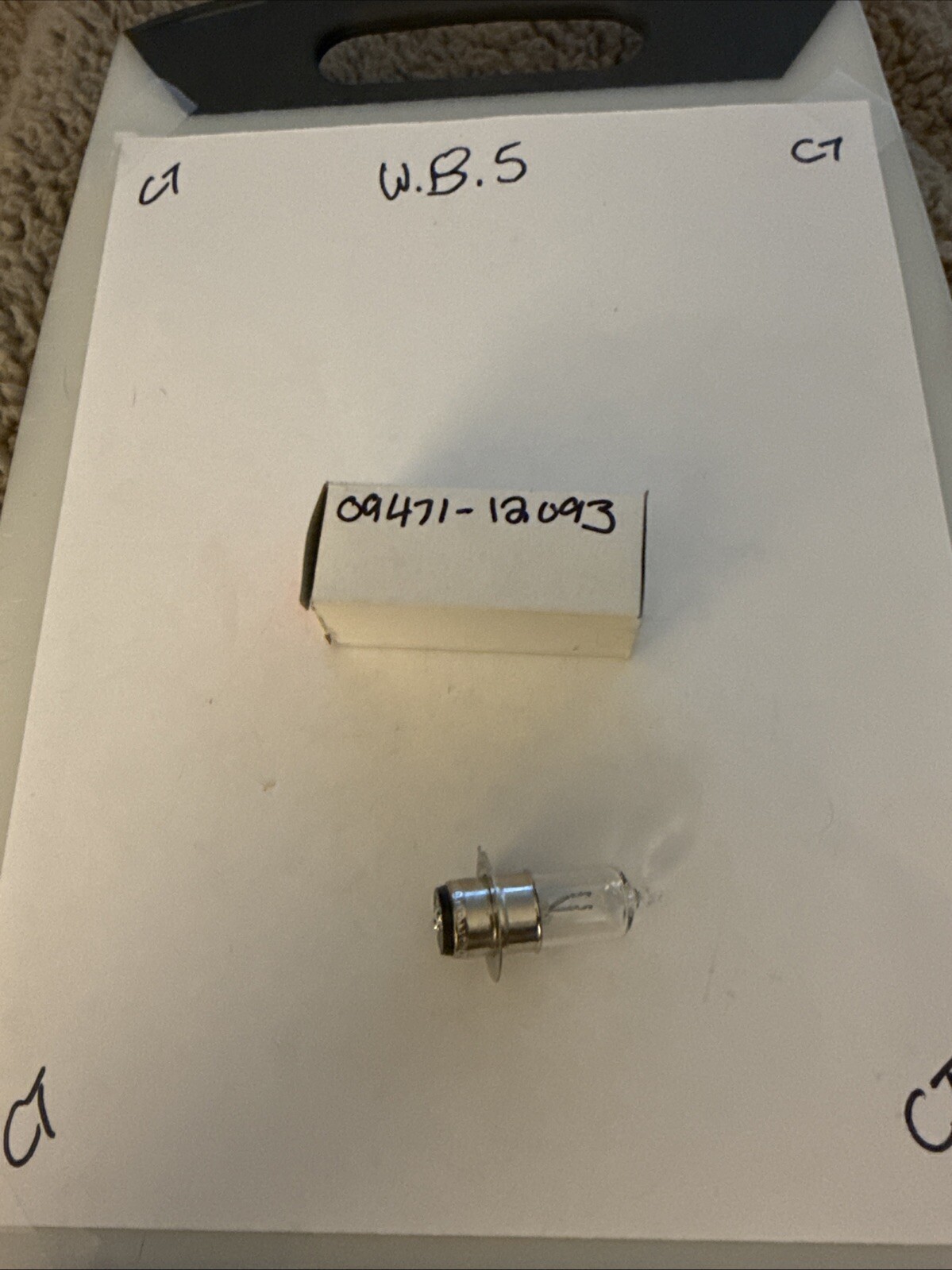 Headlight Bulb 12V,30/30 W Fits Suzuki 09471-12093