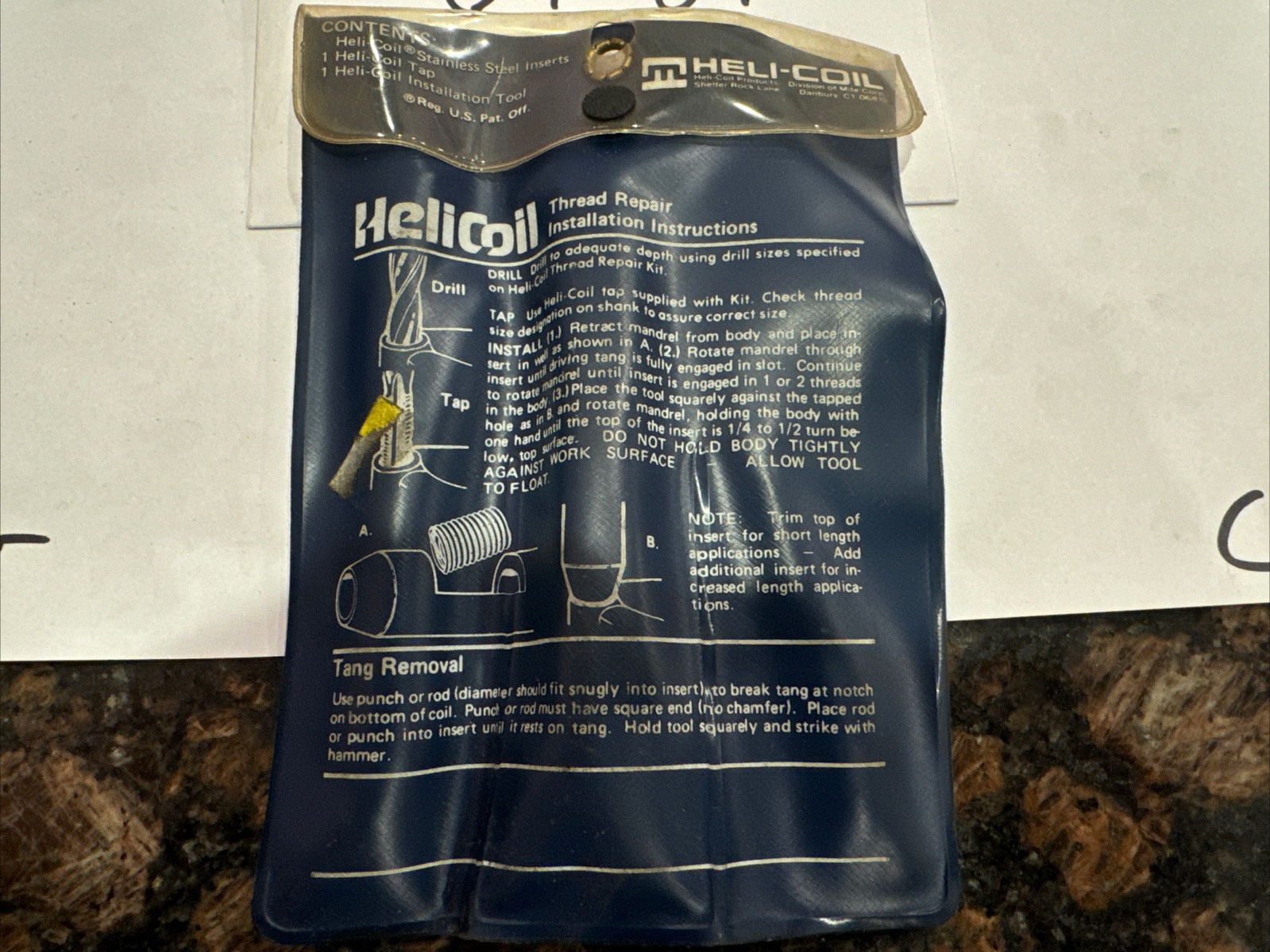 Helicoil Metric Thread Repair Kit 5546-5 - Image 3