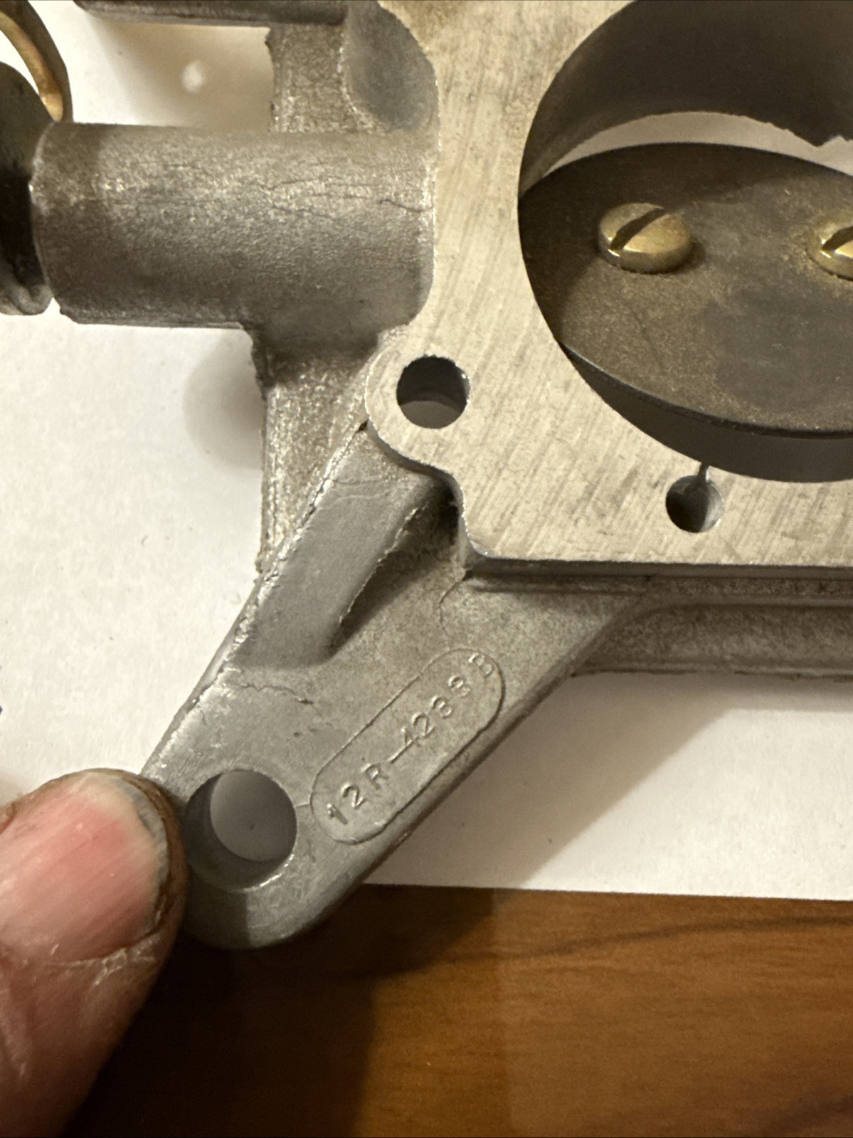 Holley 42r-4233-b 3310 Throttle Body