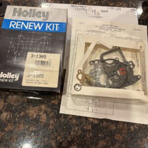Holley Renew Kit 3-1305 Hitachi Model DCH 340, 1981-85 GM/ 1982 Mazda
