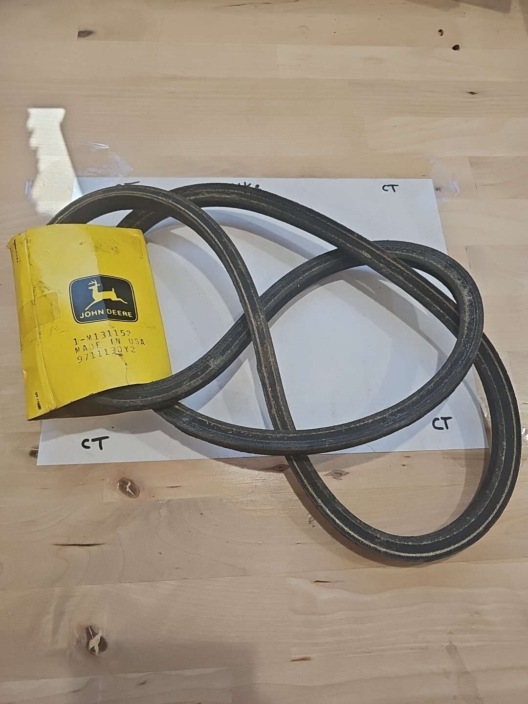 John Deere Drive Belt for John Deere M131152 Sabre Yard Tractor 42 Inch Deck - Image 3